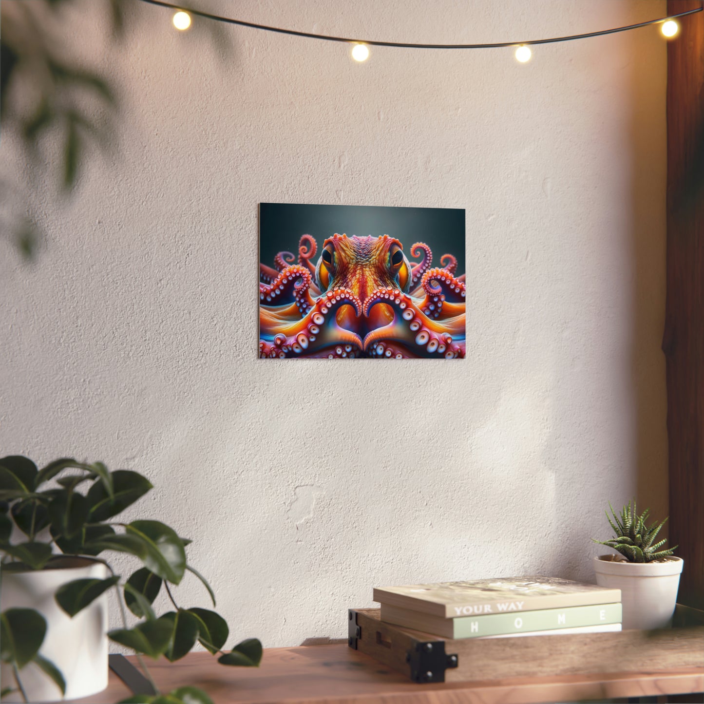 Octopus's Ocean Heart - Aluminum Composite Panel