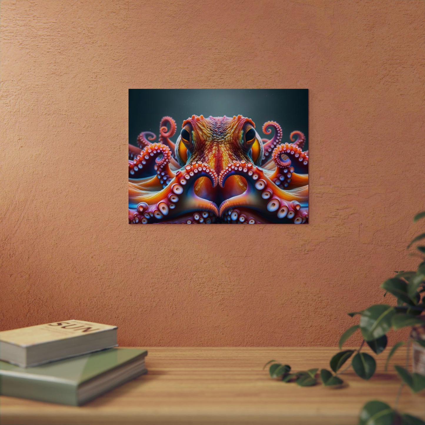 Octopus's Ocean Heart - Aluminum Composite Panel