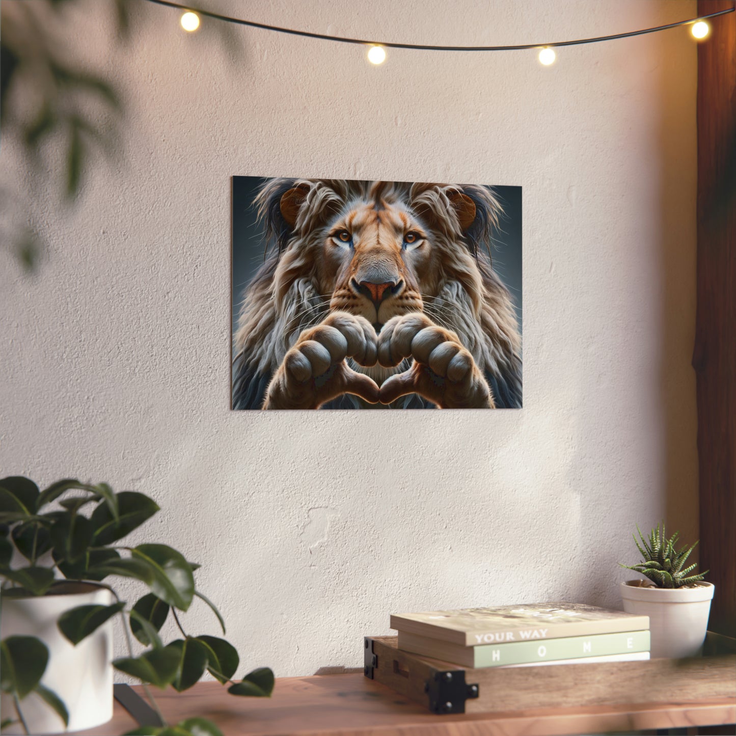 Lion's Royal Heart - Aluminum Composite Panel