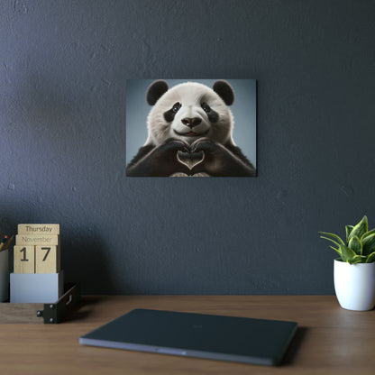 Panda's Gentle Love - Aluminum Composite Panel