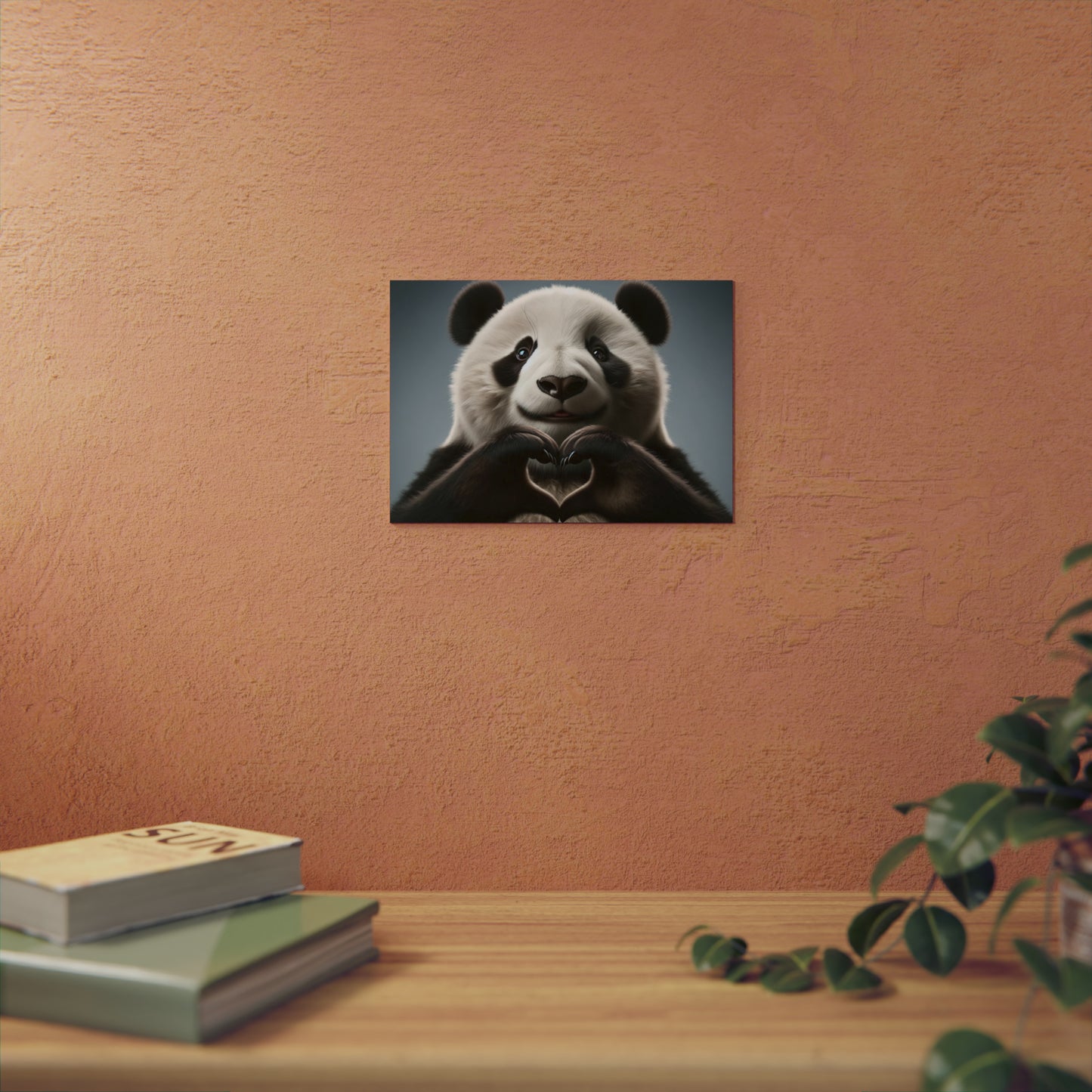 Panda's Gentle Love - Aluminum Composite Panel