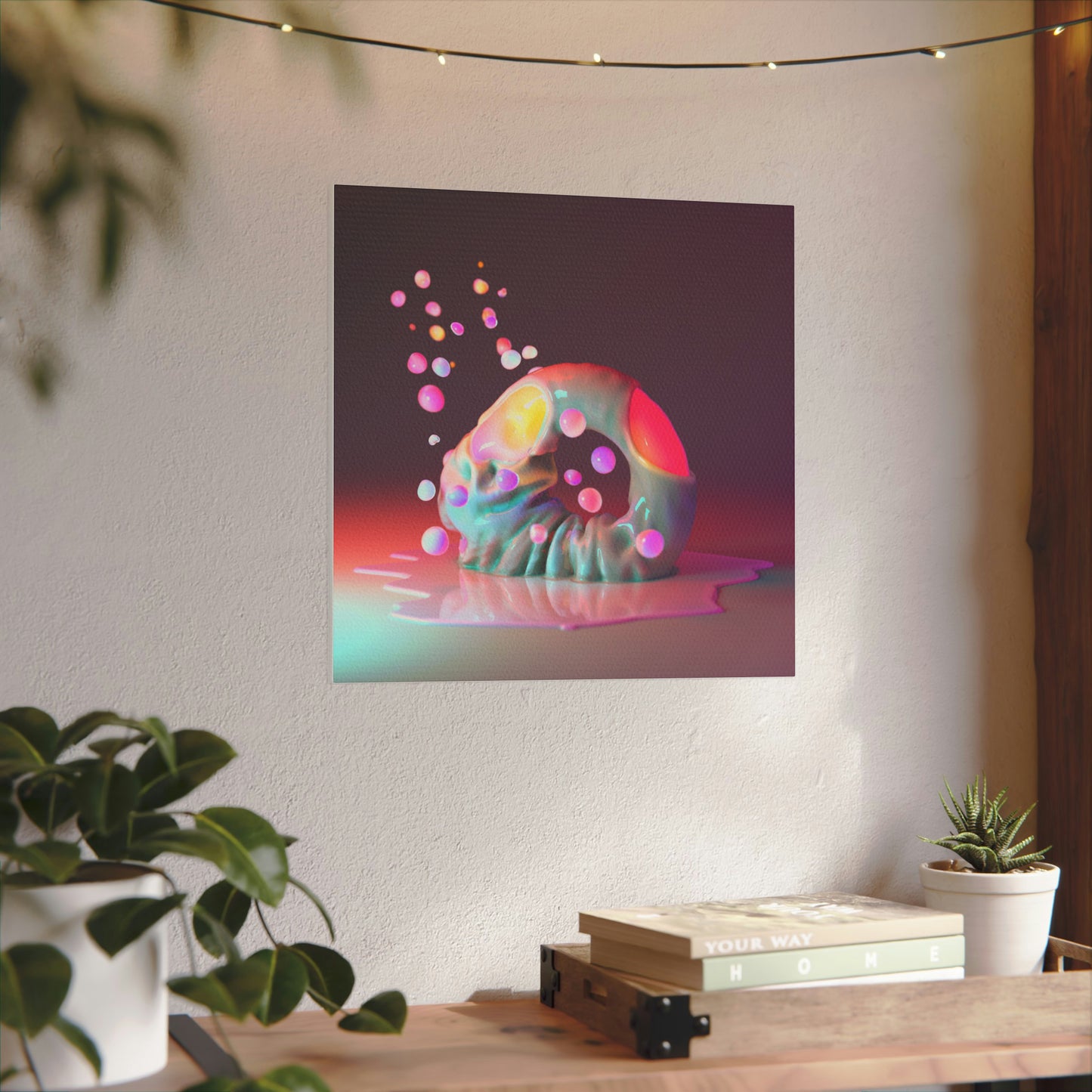 Celestial Bloom - Giclée Print Canvas