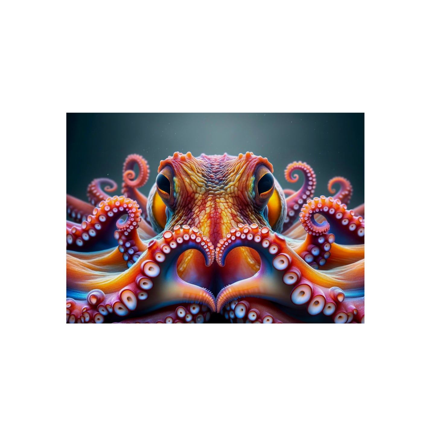 Octopus's Ocean Heart - Aluminum Composite Panel