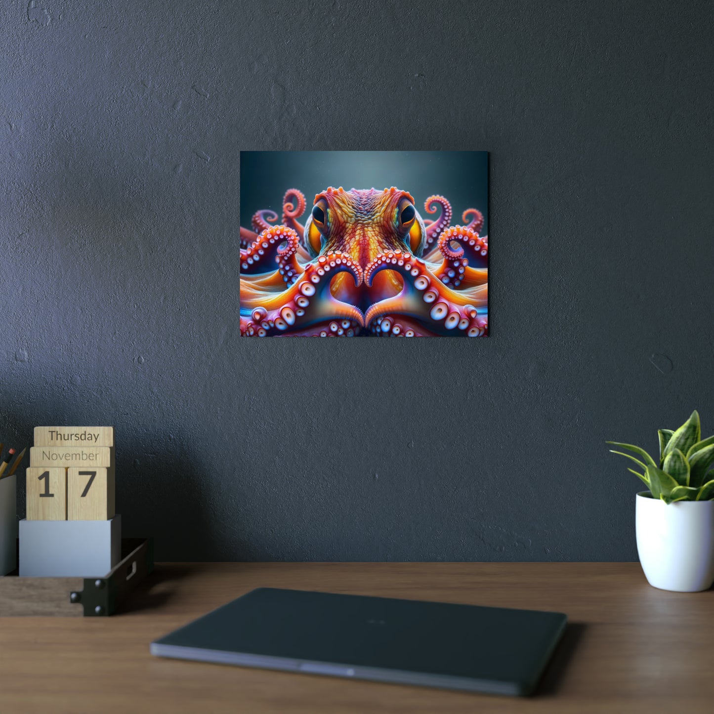 Octopus's Ocean Heart - Aluminum Composite Panel