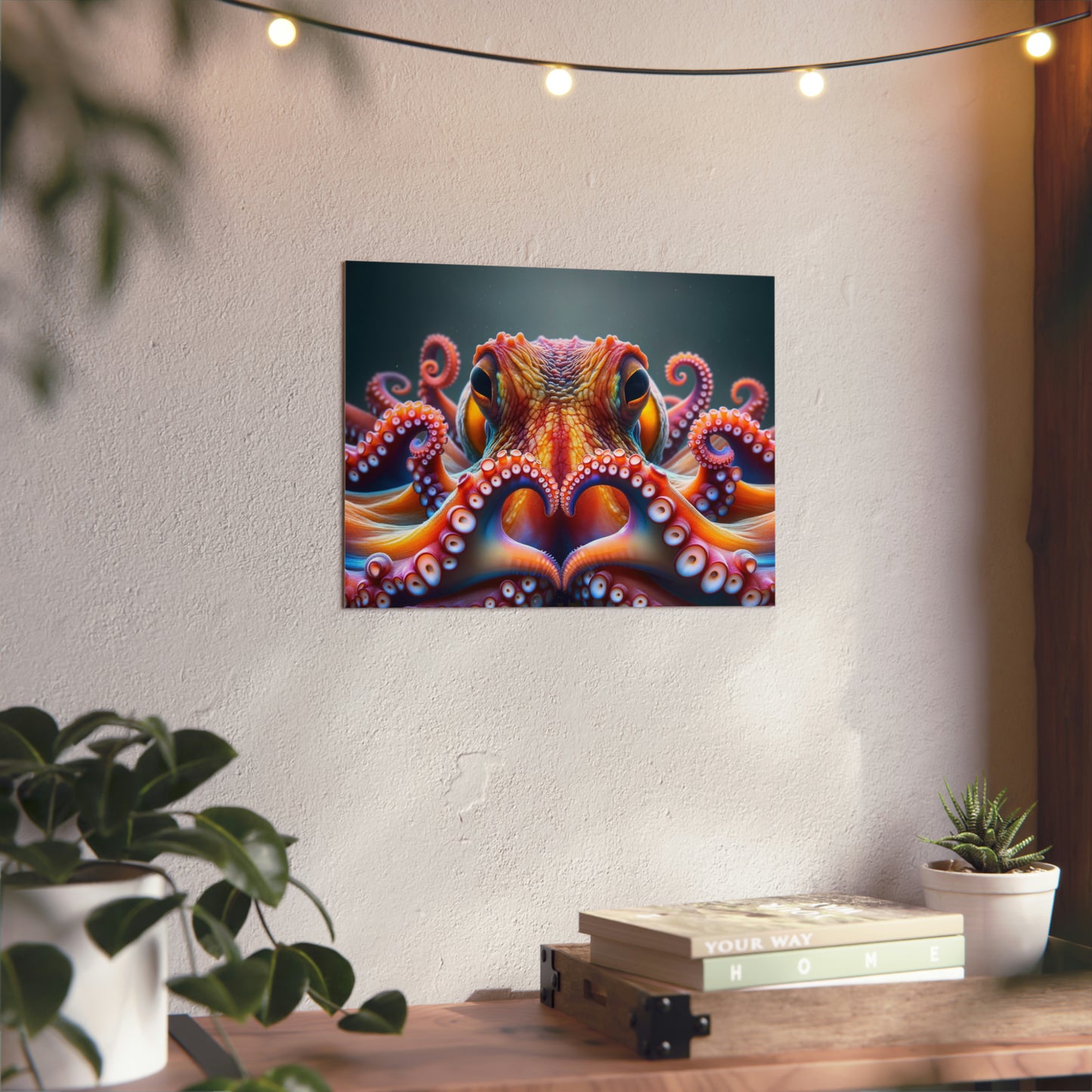 Octopus's Ocean Heart - Aluminum Composite Panel