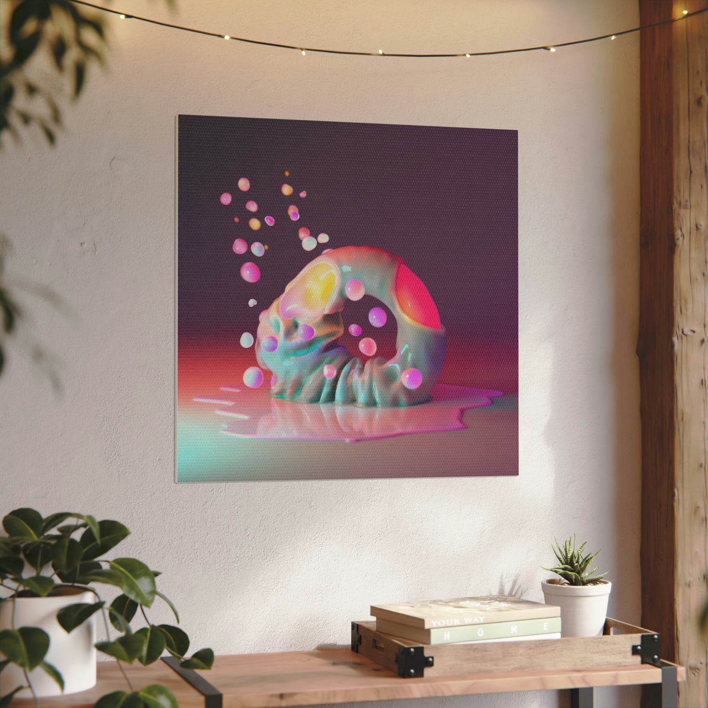 Celestial Bloom - Giclée Print Canvas