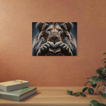 Lion's Royal Heart - Aluminum Composite Panel