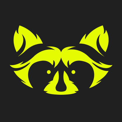Green Logo Eco Hoodie - Raccoon Collection