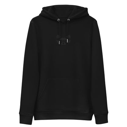 Muted Black Hoodie - Raccoon Collection