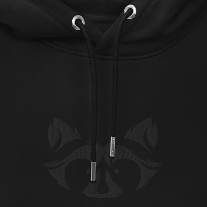 Muted Black Hoodie - Raccoon Collection